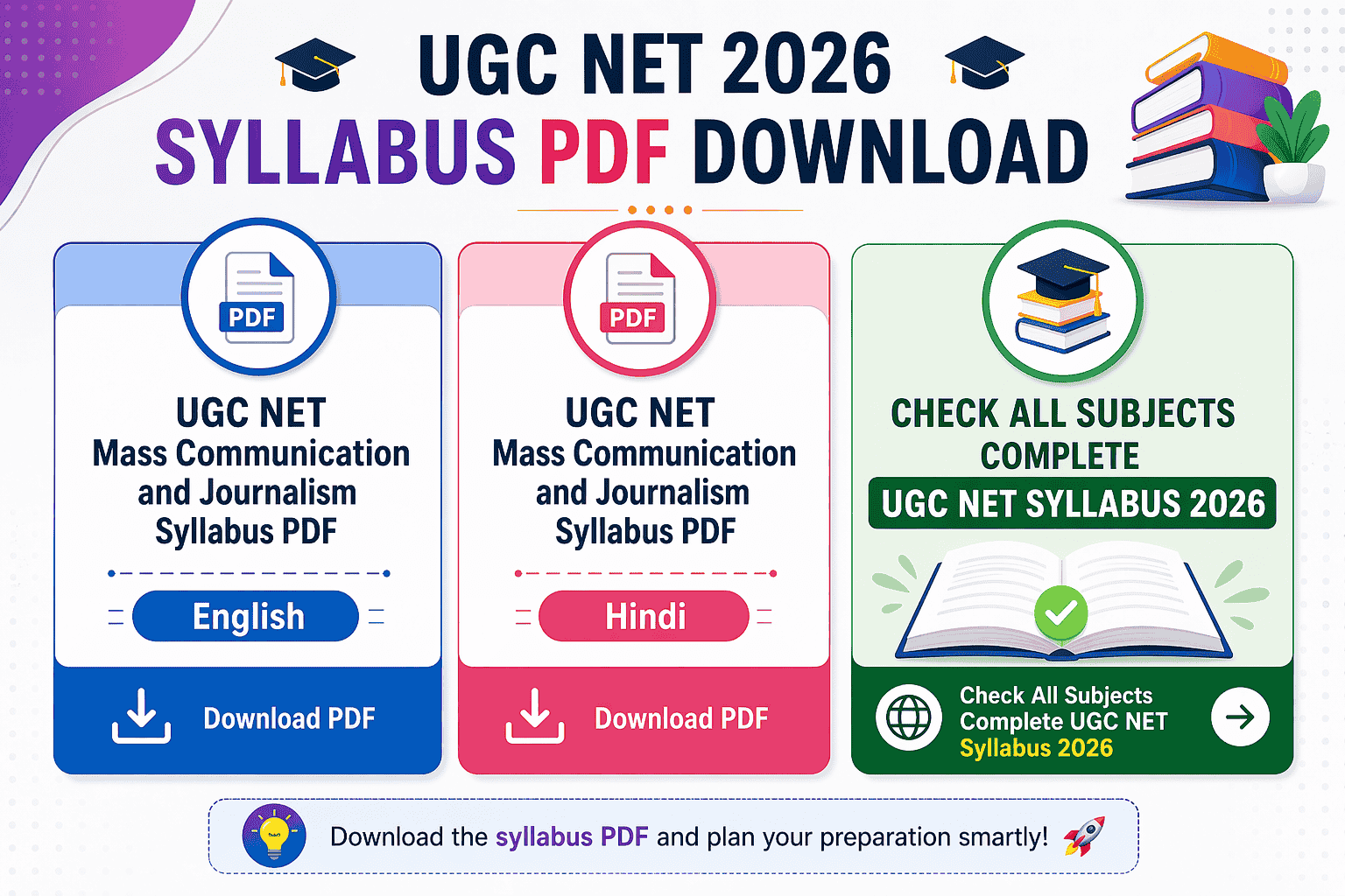 UGC NET Mass Communication and Journalism Syllabus PDF