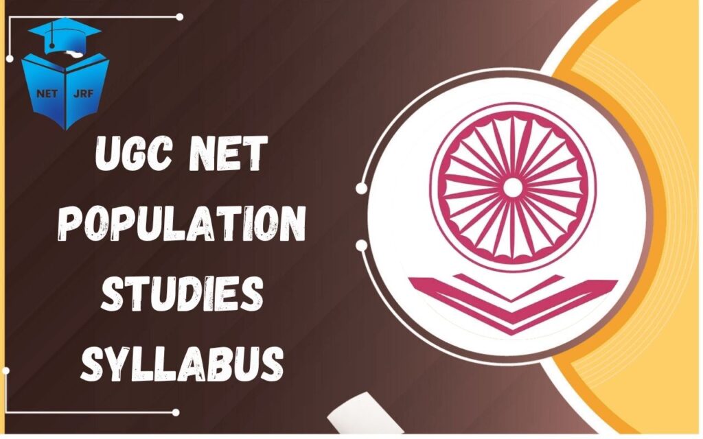 UGC NET Population Studies Syllabus