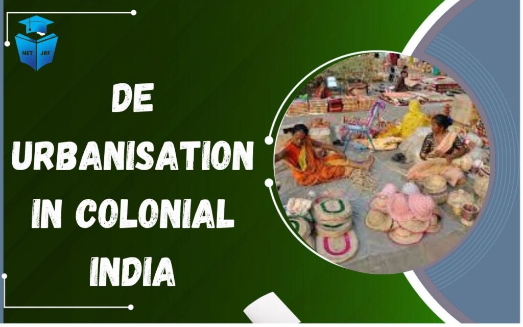 De urbanisation in Colonial India