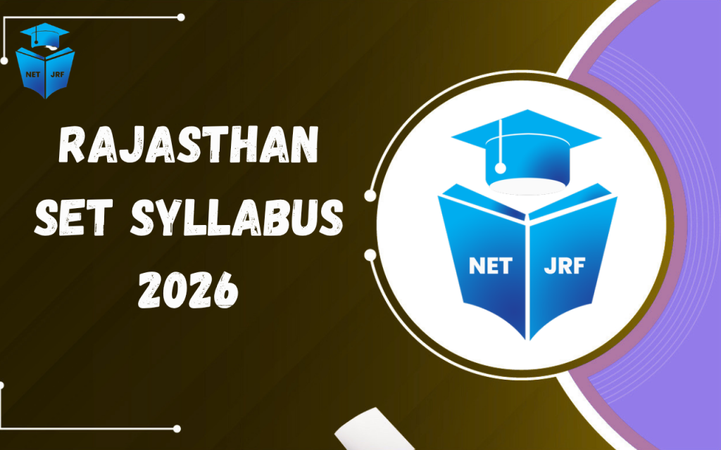 Rajasthan SET Syllabus 2026