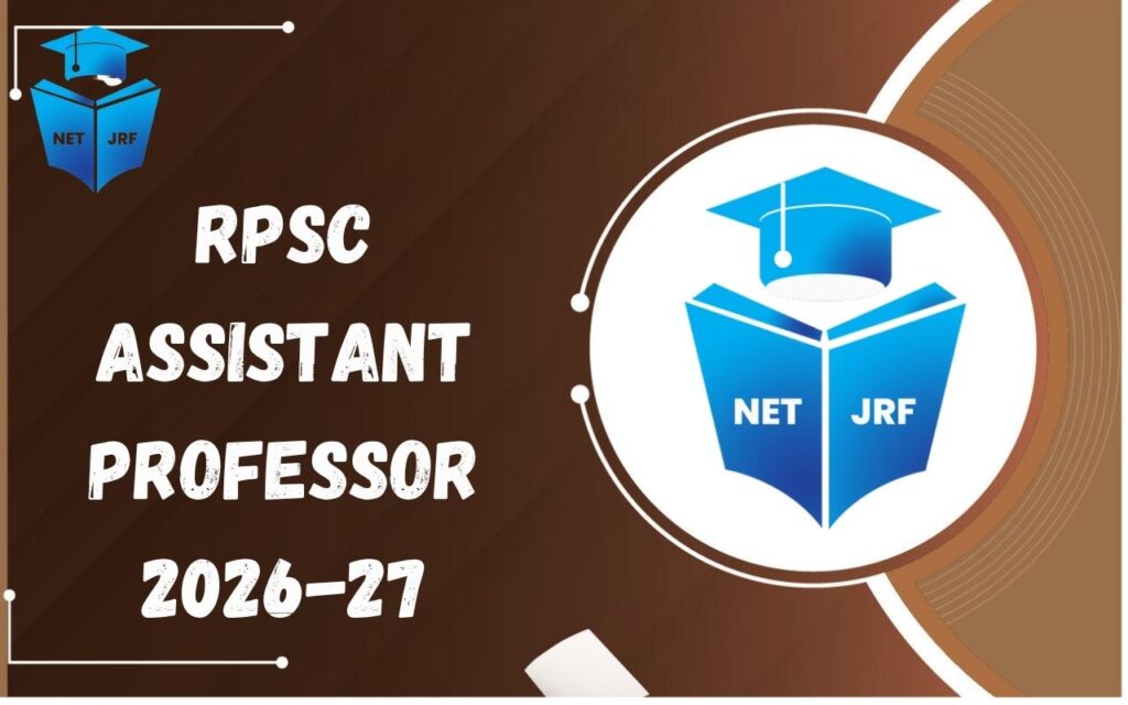 RPSC Assistant Professor 2026-27