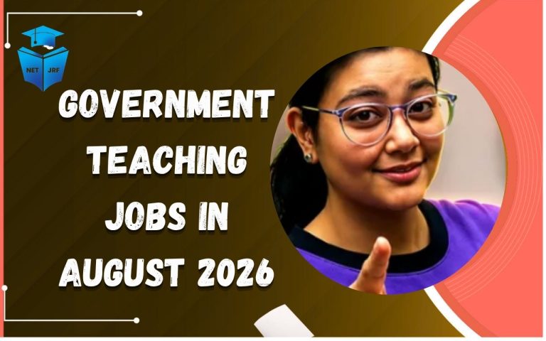 Government Teaching Jobs in August 2026