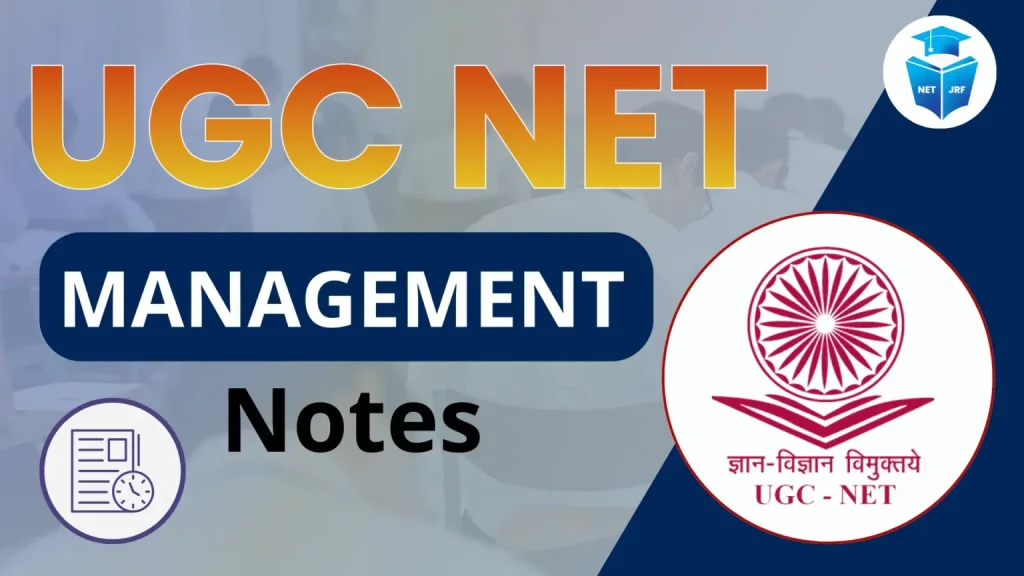 UGC NET Management Notes 2026