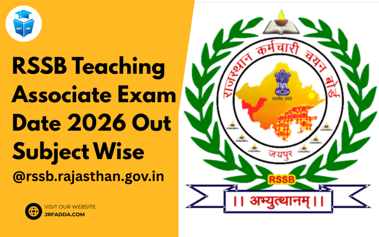 RSSB Teaching Associate Exam