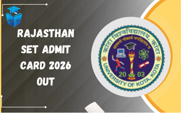 Rajasthan SET Admit Card 2026