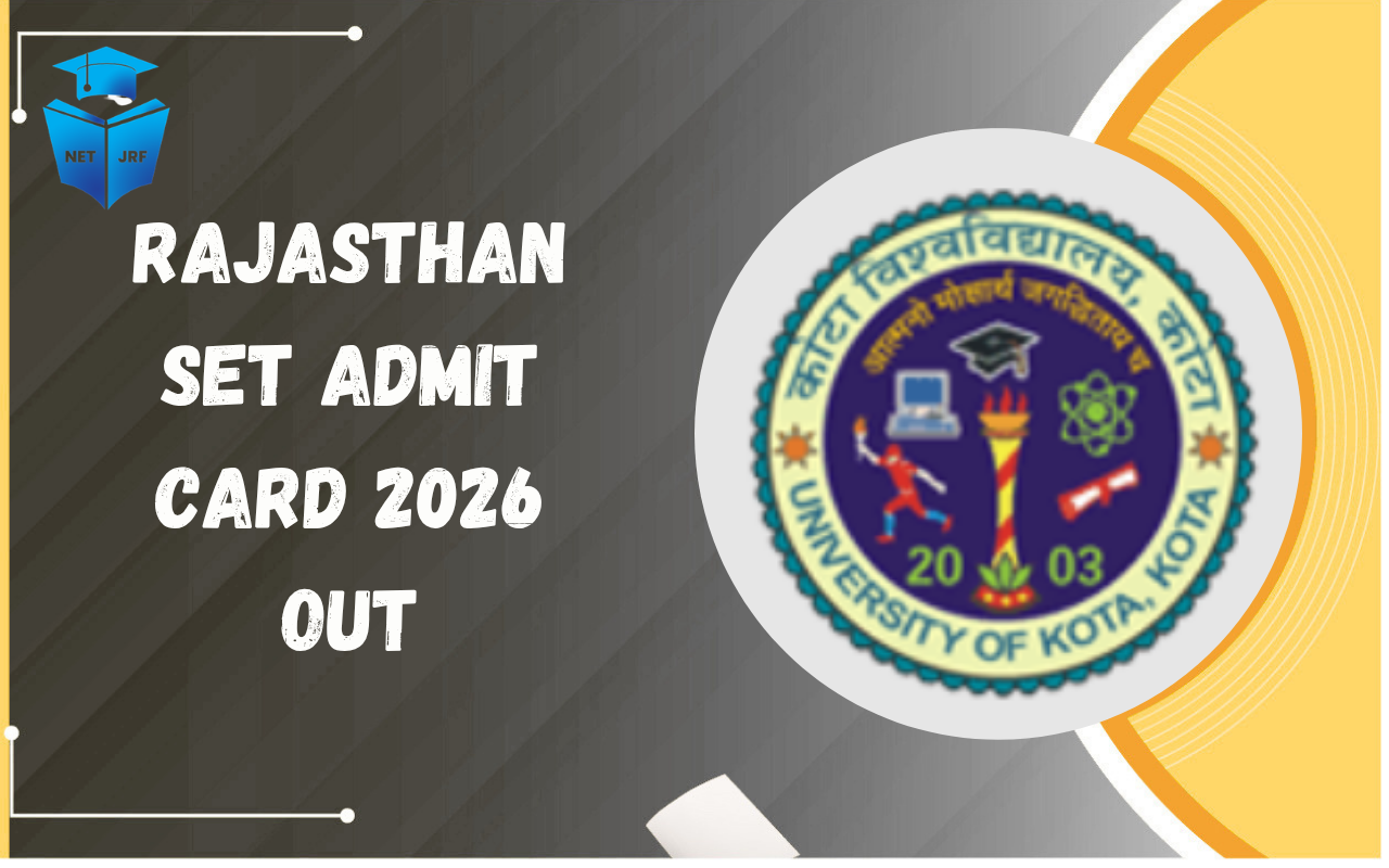 Rajasthan SET Admit Card 2026
