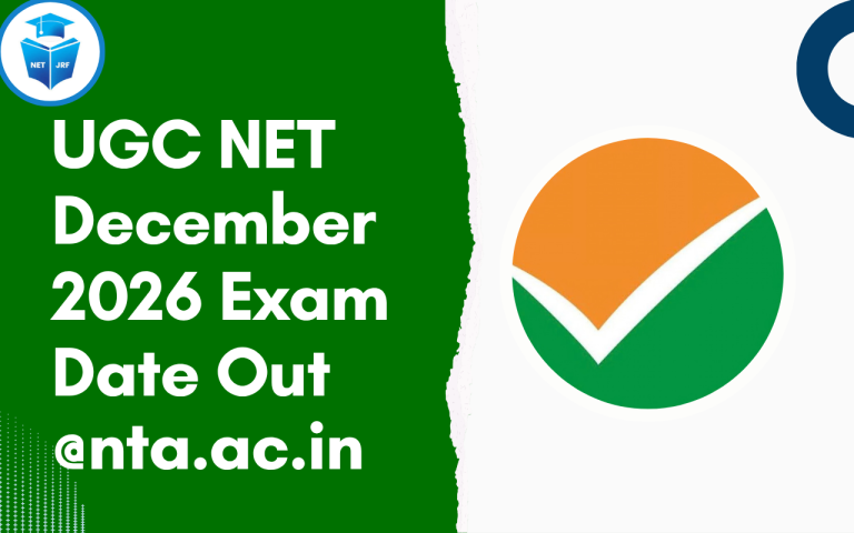 UGC NET December 2026 Exam Date