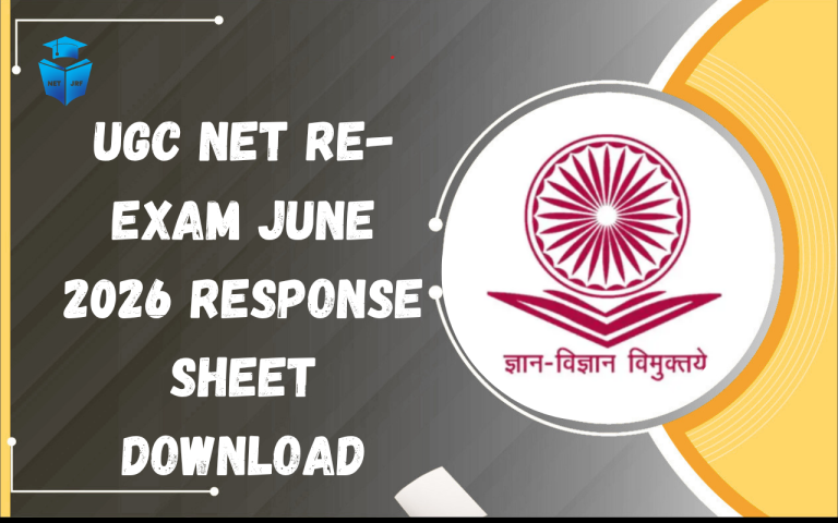 UGC NET Re-exam June 2026 Response Sheet Download