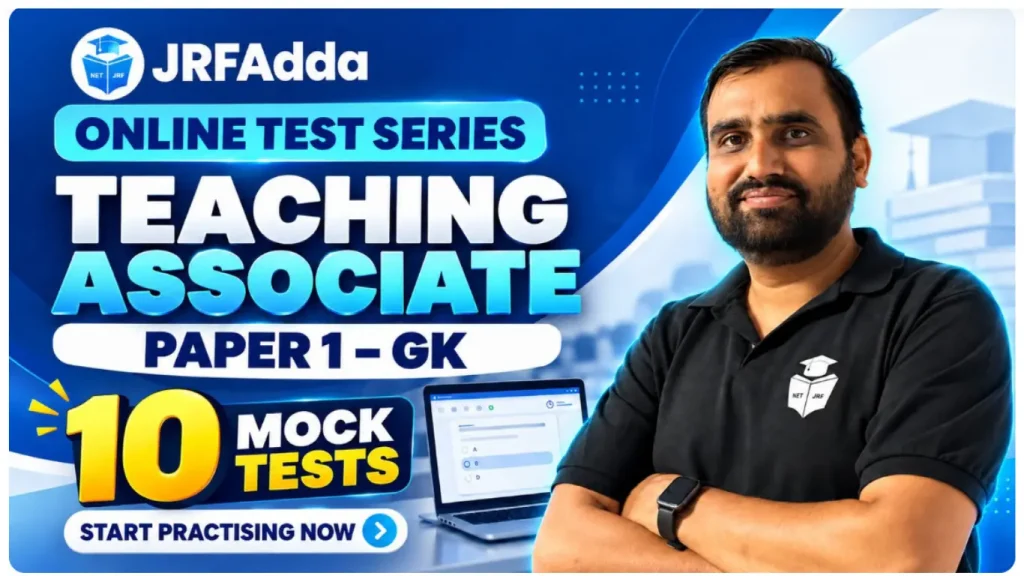 Teaching Associate Online Test Series 2026