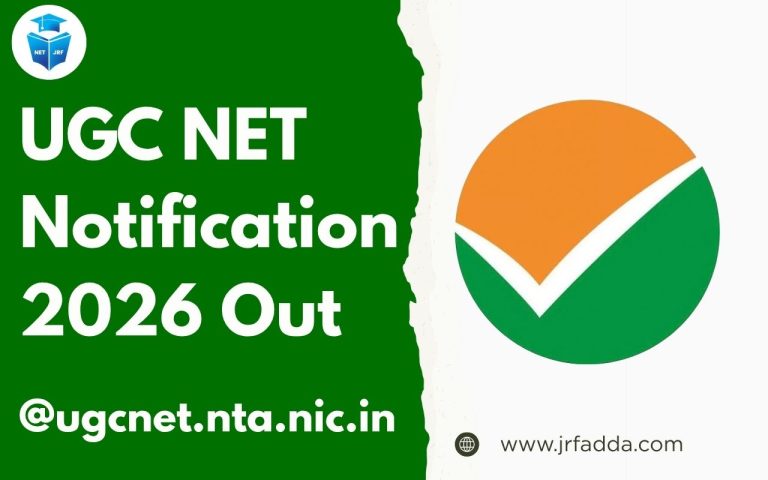 UGC NET December Notification 2026 Out