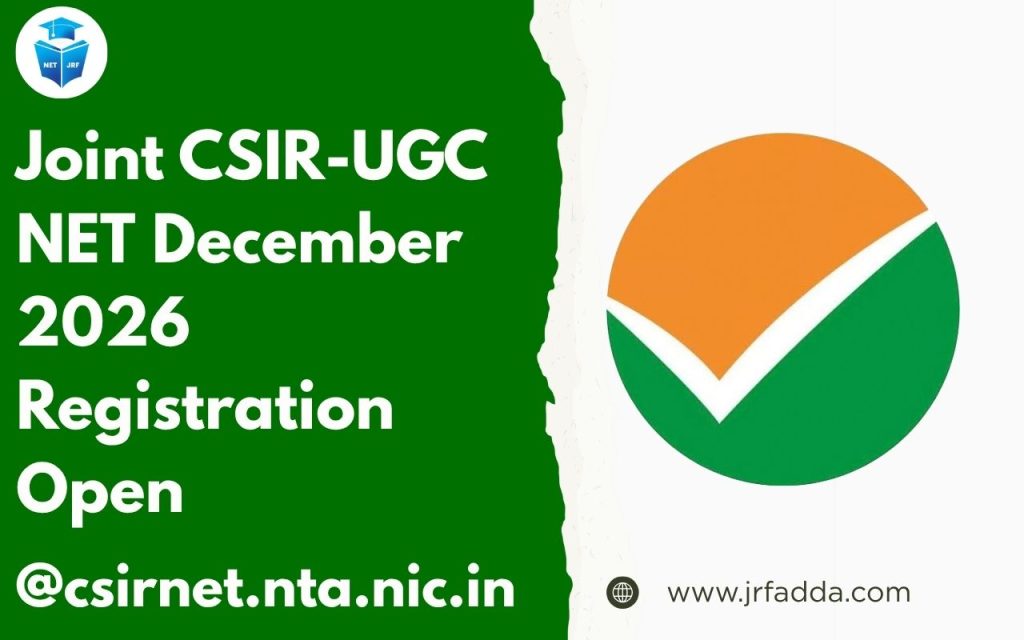 Joint CSIR UGC NET December 2026 Registration