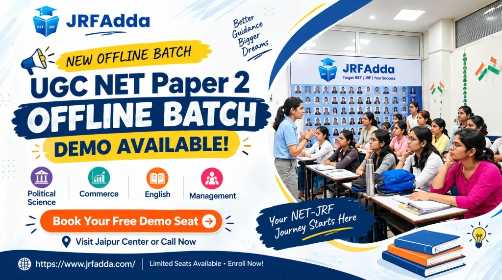 UGC NET Paper 2 Demo Classes in Jaipur