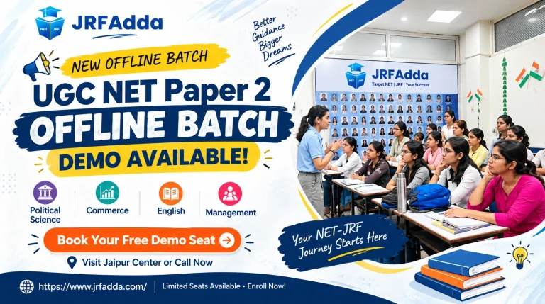 UGC NET Paper 2 Demo Classes in Jaipur