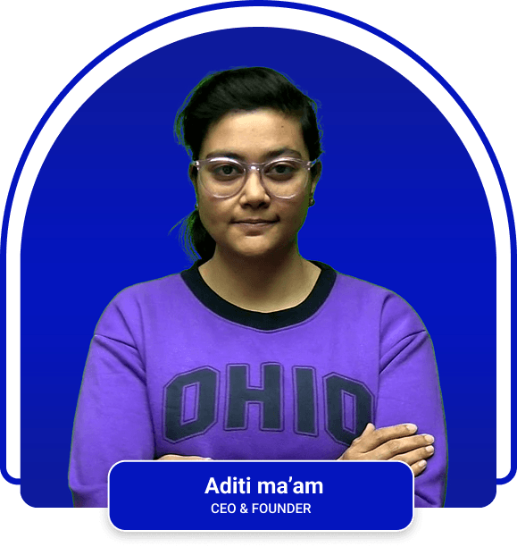 Aditi Ma'am - Founder of JRFAdda